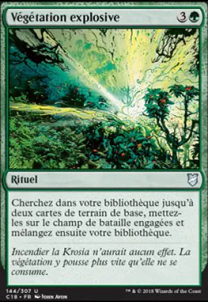 Végétation explosive
