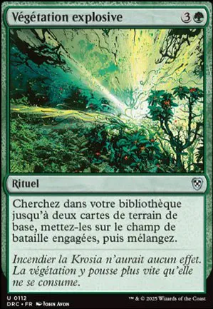 Végétation explosive