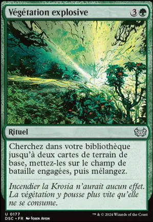 Végétation explosive