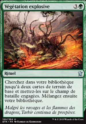 Végétation explosive