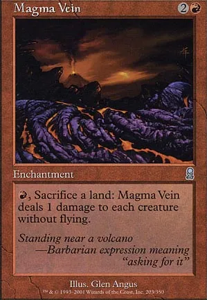 Veine de magma