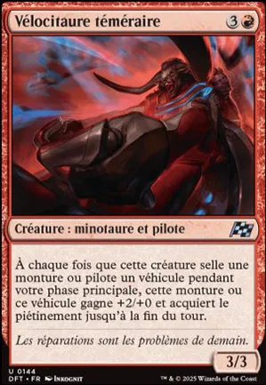 Vélocitaure téméraire