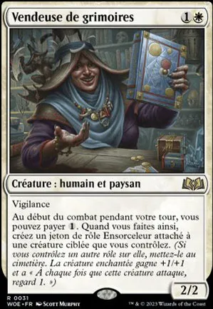 Vendeuse de grimoires