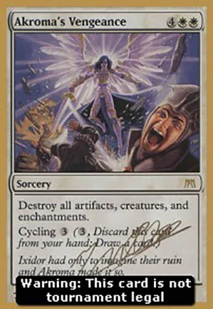 Vengeance selon Akroma