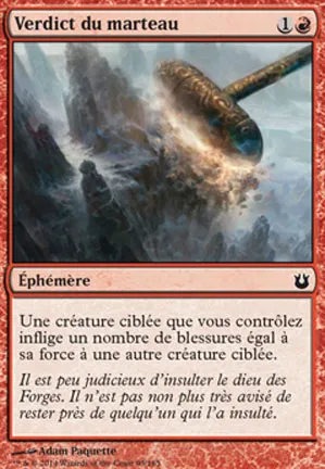 Verdict du marteau