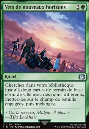 Vers de nouveaux horizons