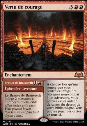 Vertu de courage // Brasier de Braisereth