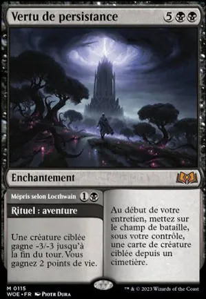 Vertu de persistance // Mépris selon Locthwain