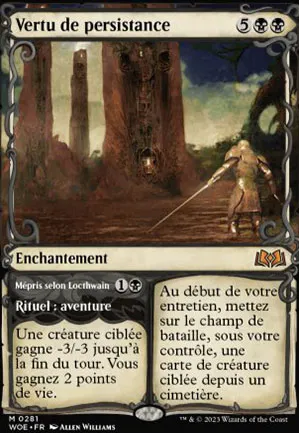Vertu de persistance // Mépris selon Locthwain