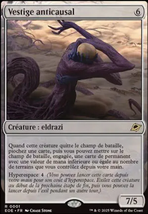 Vestige anticausal