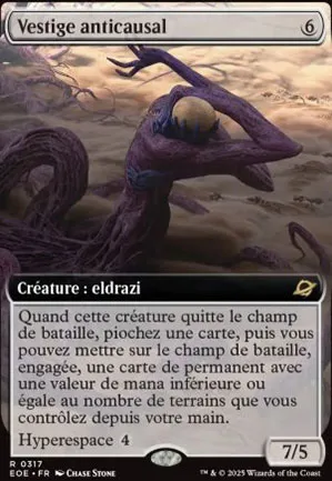 Vestige anticausal