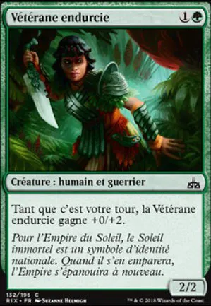 Vétérane endurcie