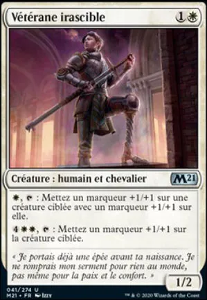 Vétérane irascible