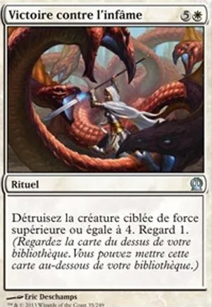 Victoire contre l'infâme