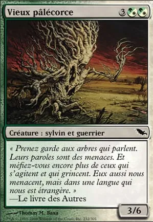 Vieux pâlécorce