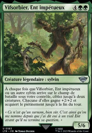 Vifsorbier, Ent impétueux