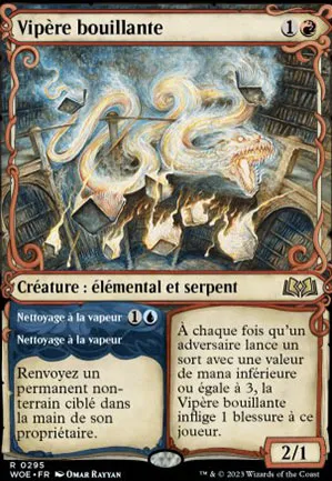 Vipère bouillante // Nettoyage à la vapeur