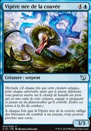 Vipère née de la couvée