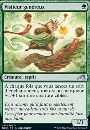 Visiteur généreux