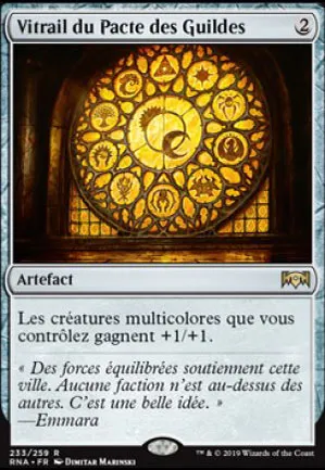 Vitrail du Pacte des Guildes