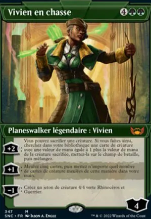 Vivien en chasse