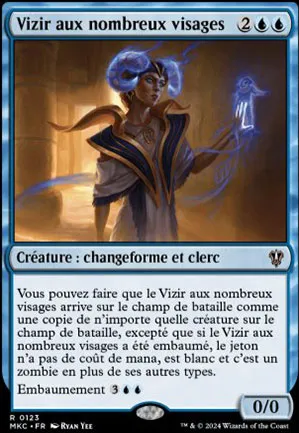 Vizir aux nombreux visages