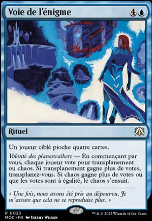 Voie de l'énigme