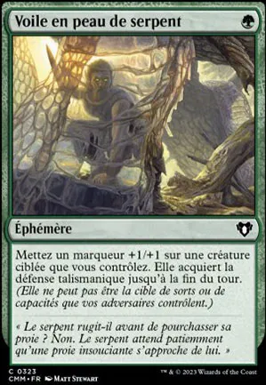 Voile en peau de serpent
