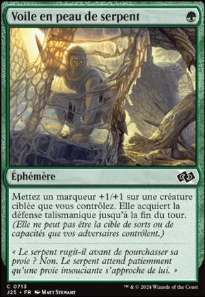 Voile en peau de serpent