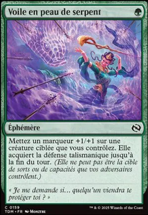 Voile en peau de serpent