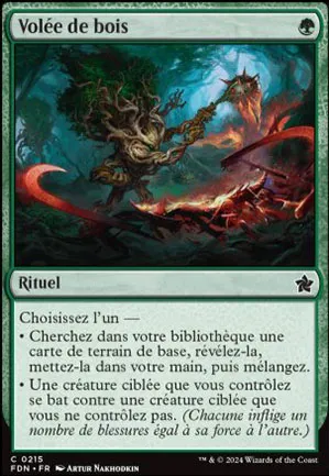 Volée de bois