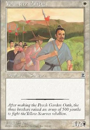 Volontaire de la milice