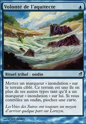 Volonté de l'aquitecte