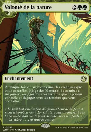 Volonté de la nature