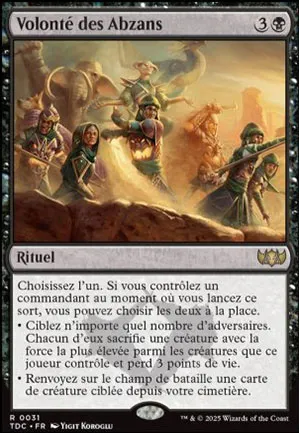 Volonté des Abzans