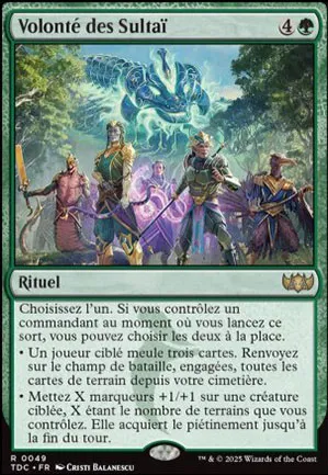 Volonté des Sultaï
