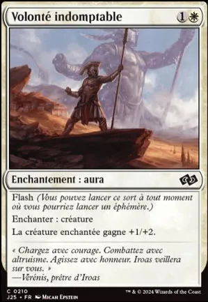 Volonté indomptable