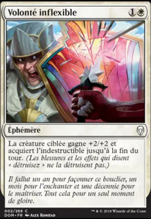 Volonté inflexible