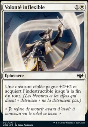 Volonté inflexible