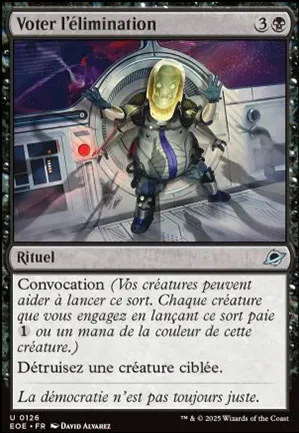 Voter l'élimination