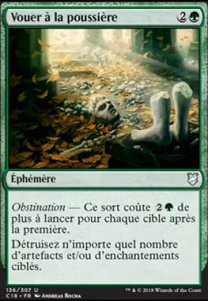 Vouer à la poussière