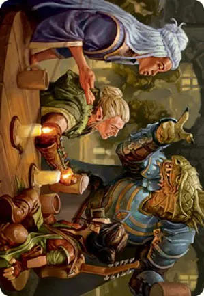 Vous vous retrouvez à la taverne - Illustration