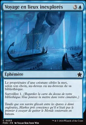 Voyage en lieux inexplorés