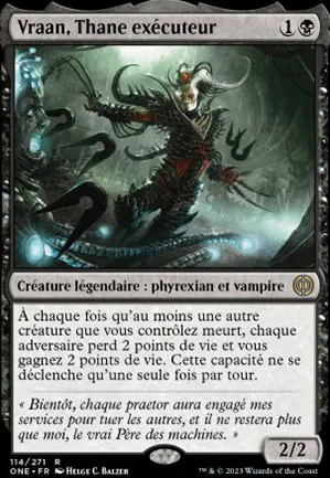Vraan, Thane exécuteur