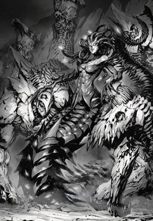 Vraska, la piqûre de trahison - Illustration
