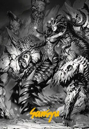 Vraska, la piqûre de trahison - Illustration