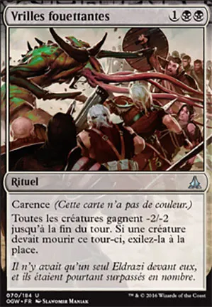 Vrilles fouettantes