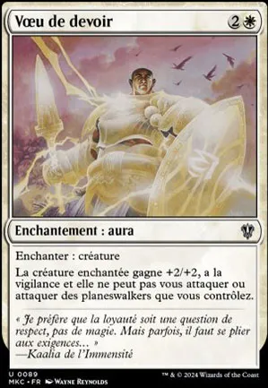 Vœu de devoir