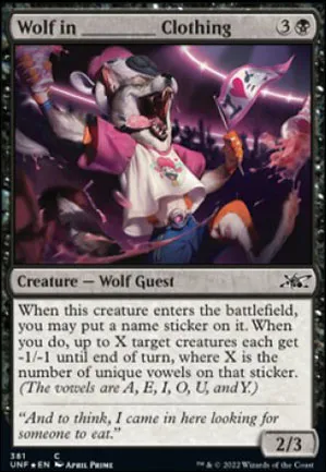 Wolf in ________ Clothing