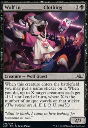 Wolf in ________ Clothing
